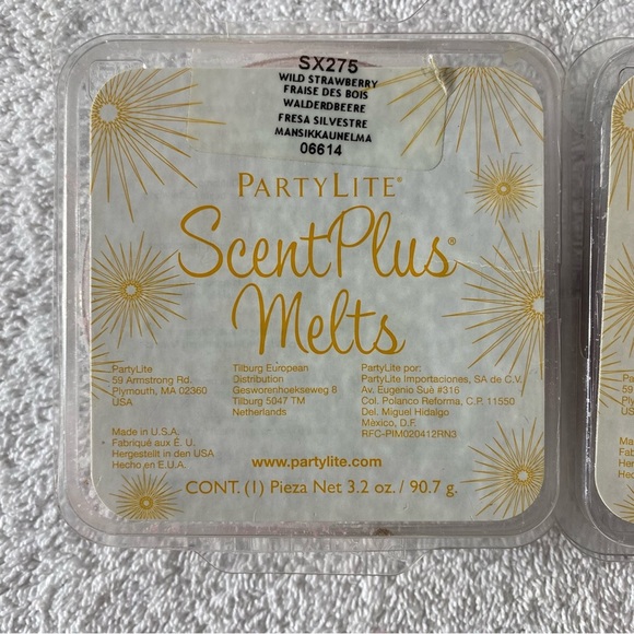 PartyLite ScentPlus Wax Melts Wild Strawberry & Mulberry - Picture 2 of 6